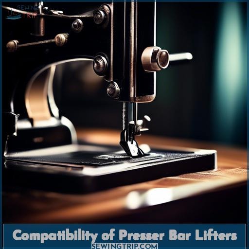 Compatibility of Presser Bar Lifters