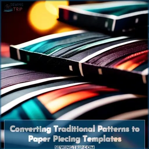 Converting Traditional Patterns to Paper Piecing Templates