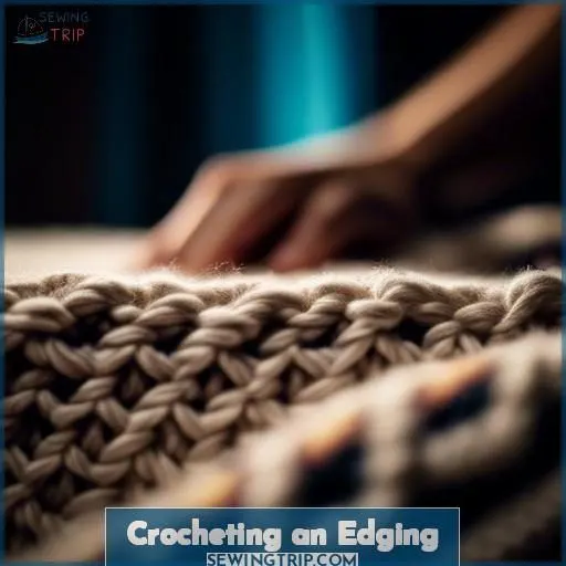 Crocheting an Edging