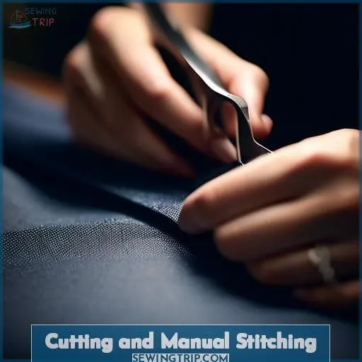 Cutting and Manual Stitching