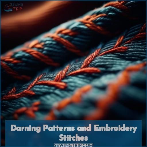 Darning Patterns and Embroidery Stitches