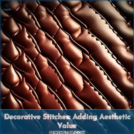 Decorative Stitches: Adding Aesthetic Value