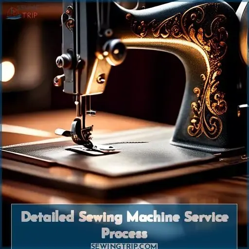 Detailed Sewing Machine Service Process