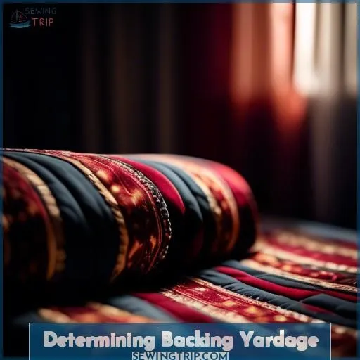 Determining Backing Yardage