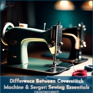 difference between coverstitch machine and serger