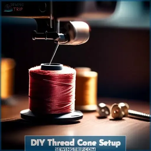 DIY Thread Cone Setup