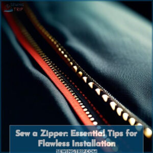 do i need a zipper foot to sew a zipper