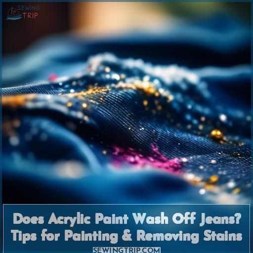 Does Acrylic Paint Wash Off Jeans? Tips for Painting & Removing Stains