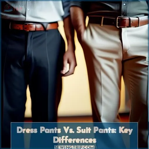 Dress Pants Vs. Suit Pants: Key Differences