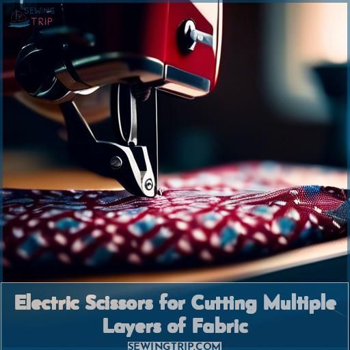 Electric Scissors for Cutting Multiple Layers of Fabric