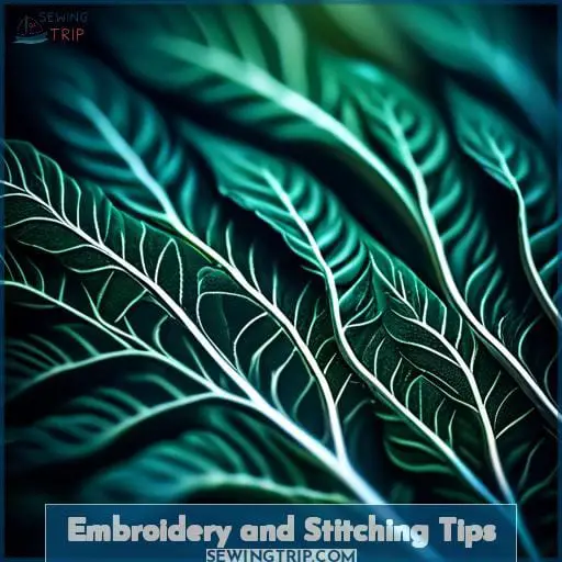 Embroidery and Stitching Tips