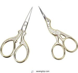 AQUEENLY Embroidery Scissors, Stainless Steel