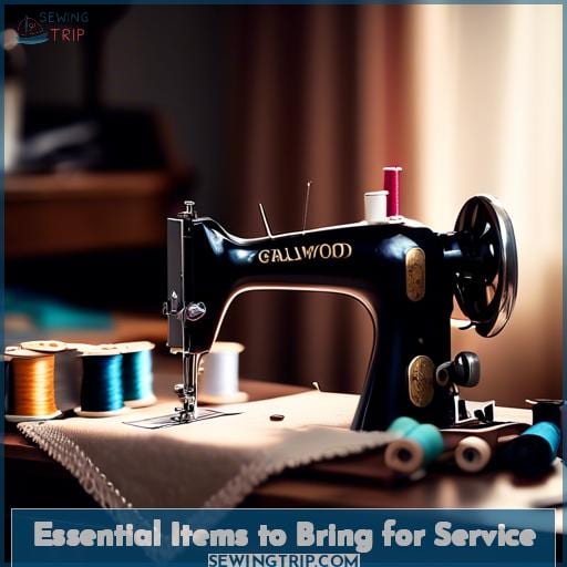 Essential Items to Bring for Service Essential Items to Bring for Service