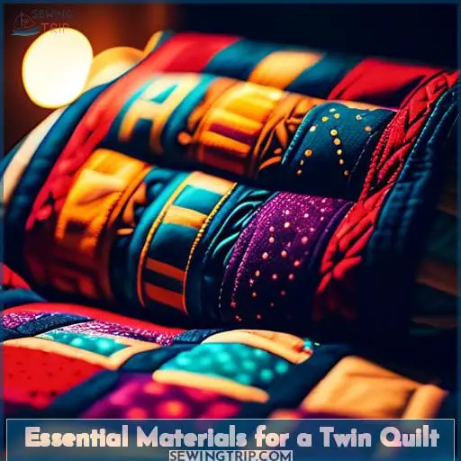 Essential Materials for a Twin Quilt