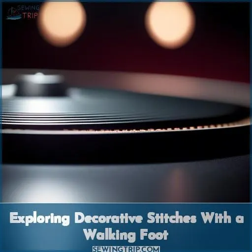 Exploring Decorative Stitches With a Walking Foot