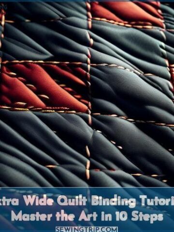 extra wide quilt binding tutorial