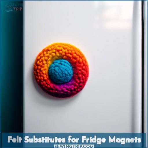 Felt Substitutes for Fridge Magnets Felt Substitutes for Fridge Magnets