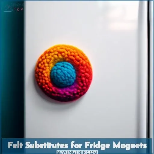 Felt Substitutes for Fridge Magnets
