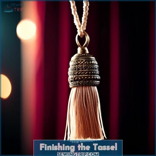 Finishing the Tassel Finishing the Tassel