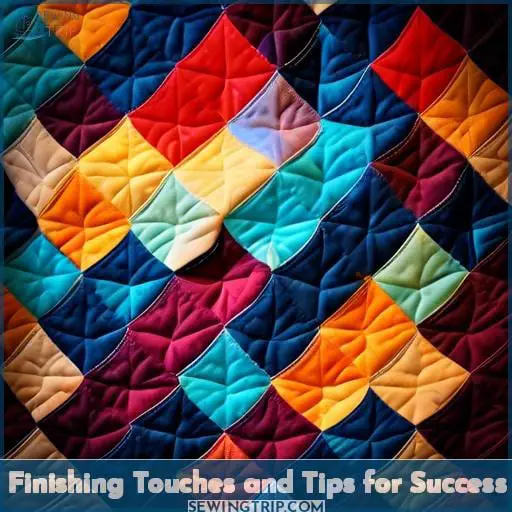 Finishing Touches and Tips for Success Finishing Touches and Tips for Success