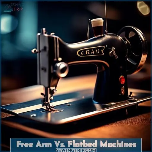 Free Arm Vs. Flatbed Machines