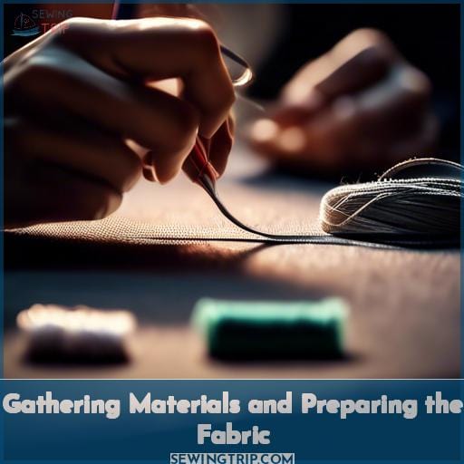 Gathering Materials and Preparing the Fabric Gathering Materials and Preparing the Fabric