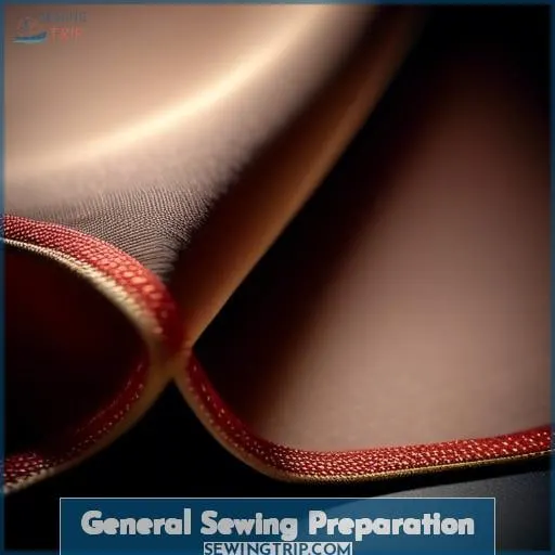 General Sewing Preparation