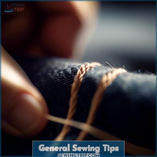 General Sewing Tips General Sewing Tips
