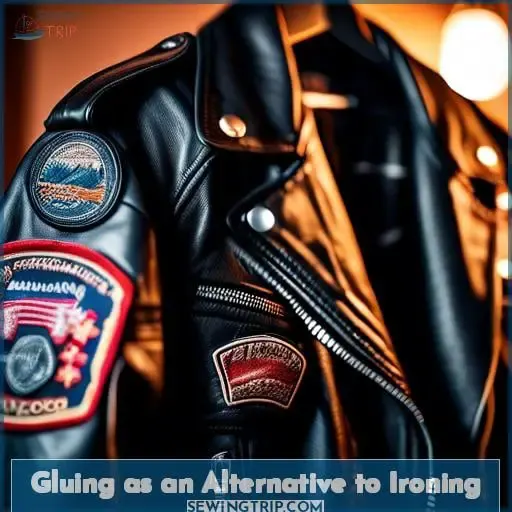 Gluing as an Alternative to Ironing