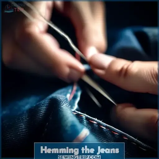 Hemming the Jeans
