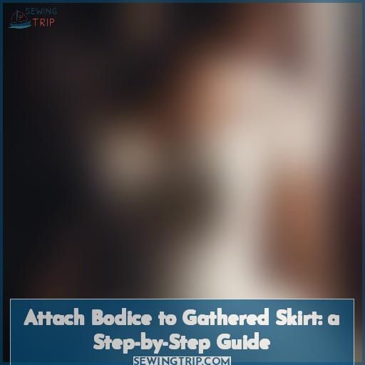 how do you attach a bodice to a gathered skirt how do you attach a bodice to a gathered skirt