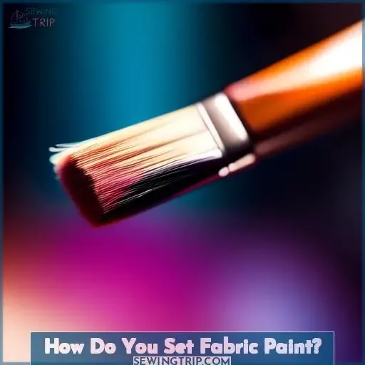 How Do You Set Fabric Paint