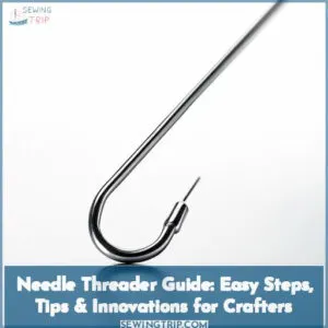 how does a needle threader work