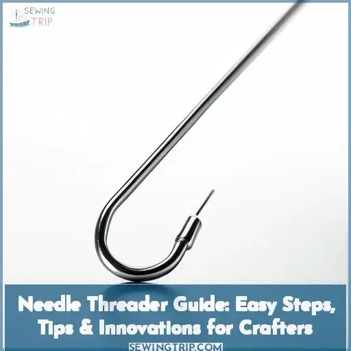 how does a needle threader work
