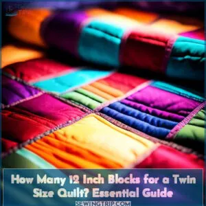 how many 12 inch blocks in a twin size quilt