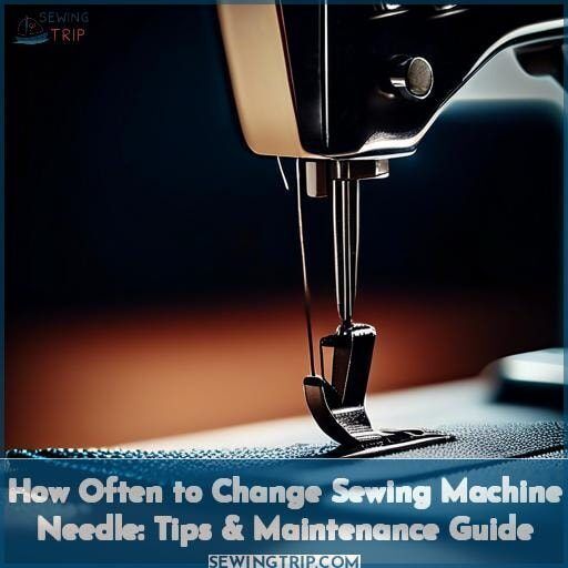 How Often to Change Sewing Machine Needle Tips & Maintenance Guide