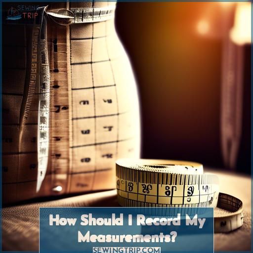 How Should I Record My Measurements