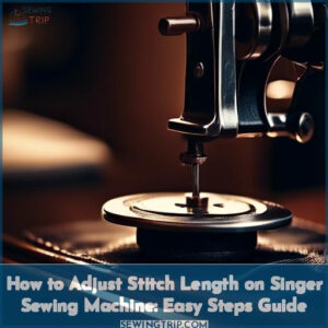 how to adjust stitch length on singer sewing machine