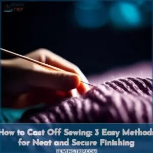 how to cast off sewing