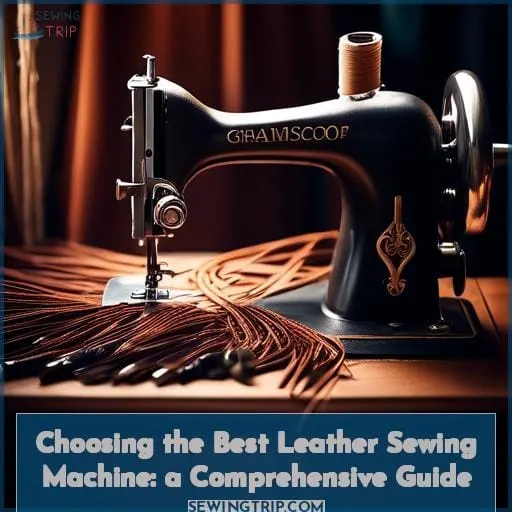 how to choose leather sewing machine