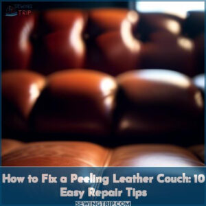 how to fix a peeling leather couch
