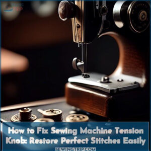 how to fix sewing machine tension knob