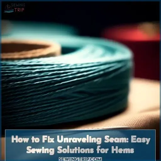 How to Fix Unraveling Seam Easy Sewing Solutions for Hems