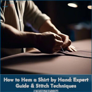 how to hem a shirt by hand