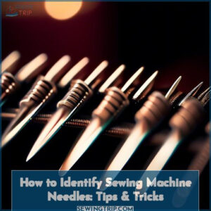 how to identify sewing machine needles