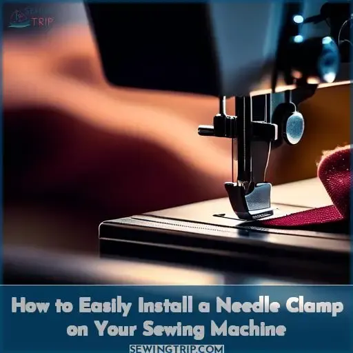 how to install a needle clamp on your sewing machine