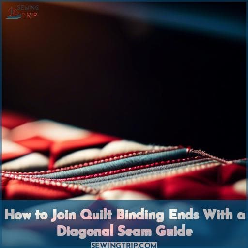How to Join Quilt Binding Ends with a Diagonal Seam Guide