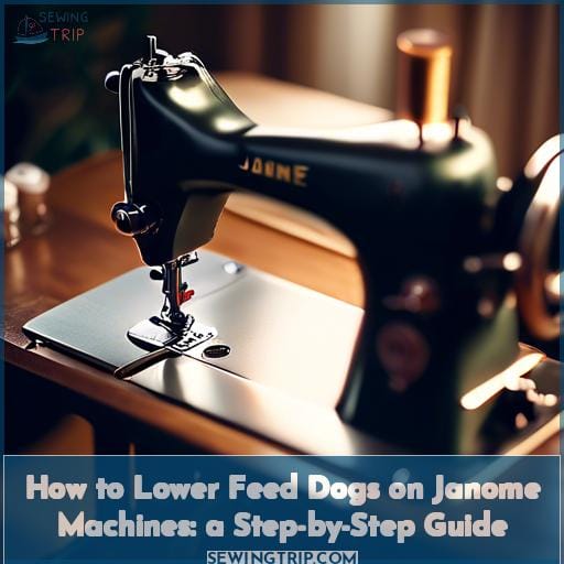 How to Lower Feed Dogs on Janome Machines A StepbyStep Guide