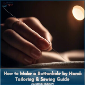 how to make a buttonhole by hand