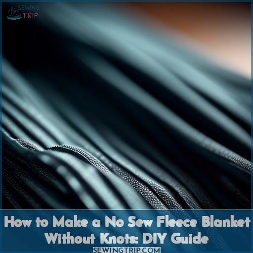 How to Make a No Sew Fleece Blanket Without Knots DIY Guide